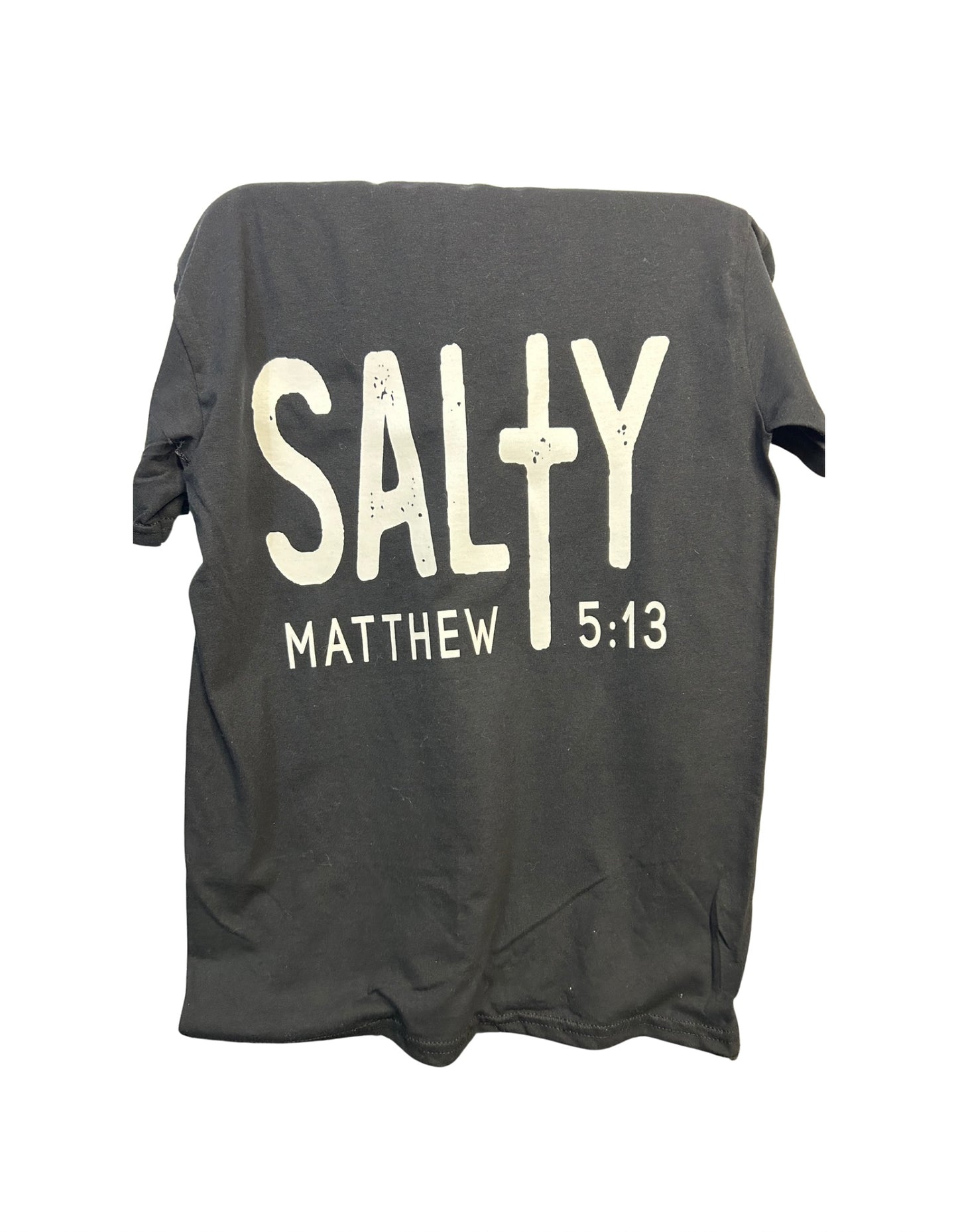 Salty Tee-Matthew 5:13 Tee in Black