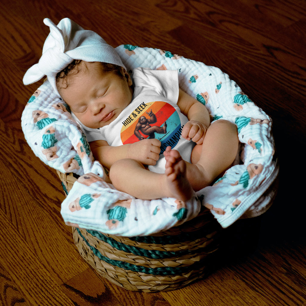 Sasquatch Baby Onesie – Legendary Comfort for Your Little Explorer