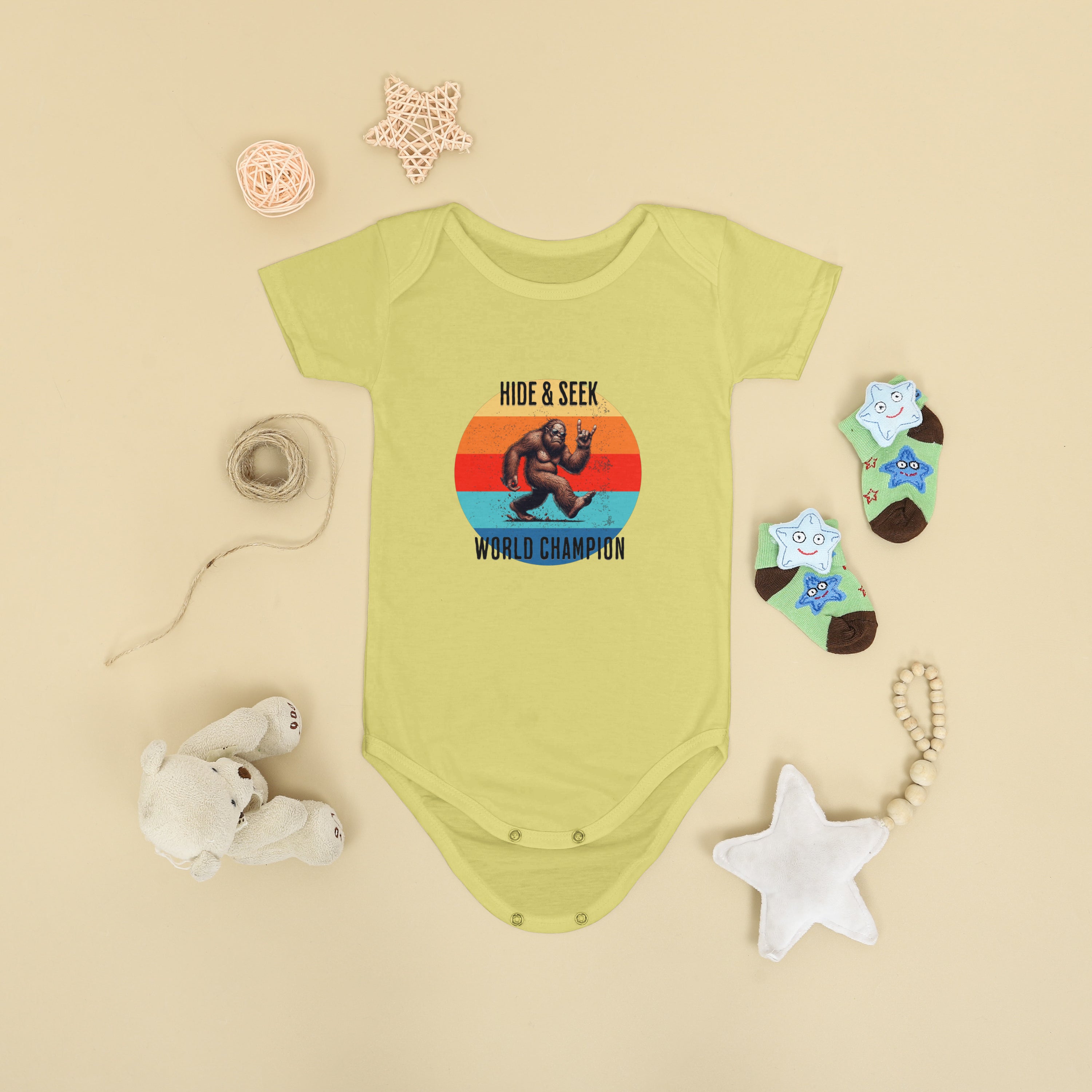 Sasquatch Baby Onesie – Legendary Comfort for Your Little Explorer